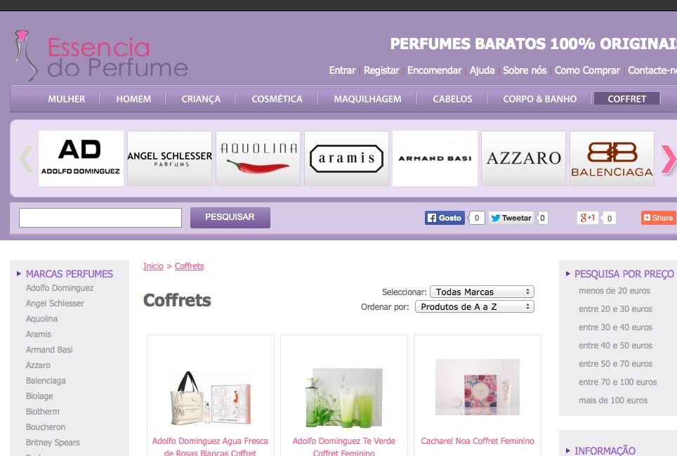 Loja de perfumes essenciadoperfume.com
