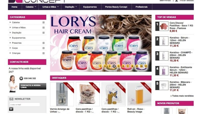 Beauty Concept – produtos e serviços para cabeleireiros e estética