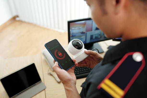 câmara de vigilância ligada ao telemóvel