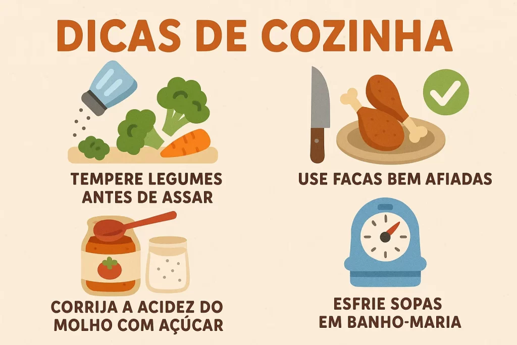Dicas de Cozinha: Truques e Segredos para Cozinhar Melhor e com Menos Esforço