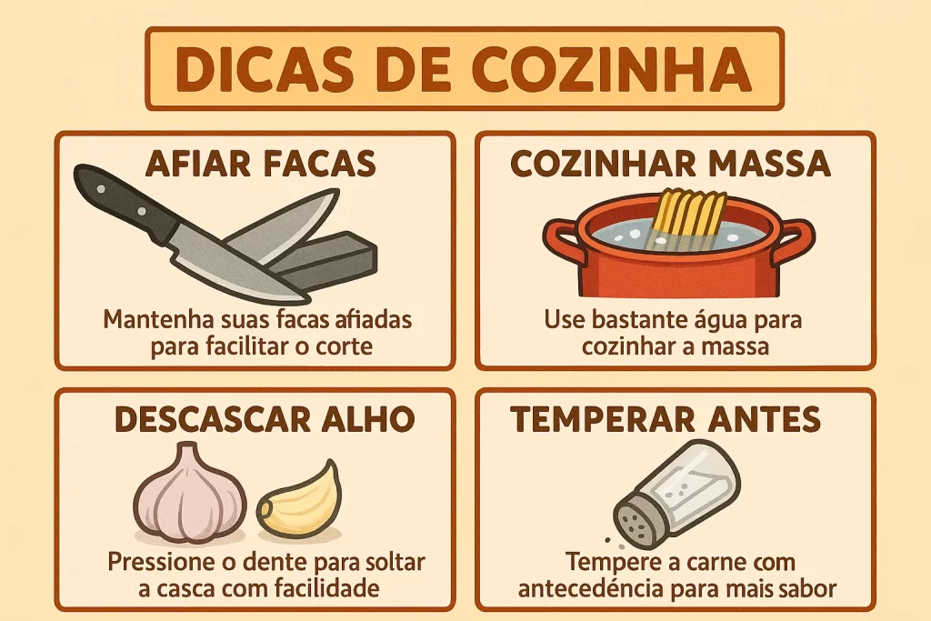 Dicas de Cozinha