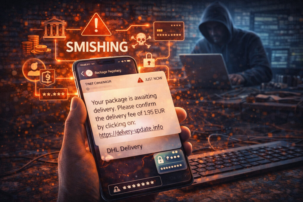 O que é smishing ? em Segurança O que é smishing ?