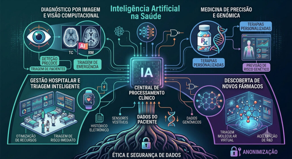 O Impacto Estrutural da Inteligência Artificial na Saúde Moderna em Inteligência Artificial O Impacto Estrutural da Inteligência Artificial na Saúde Moderna