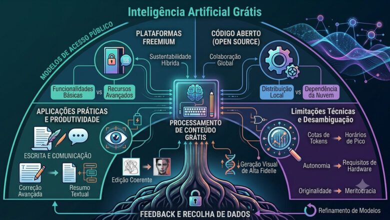 O Ecossistema e a Infraestrutura da Inteligência Artificial Grátis